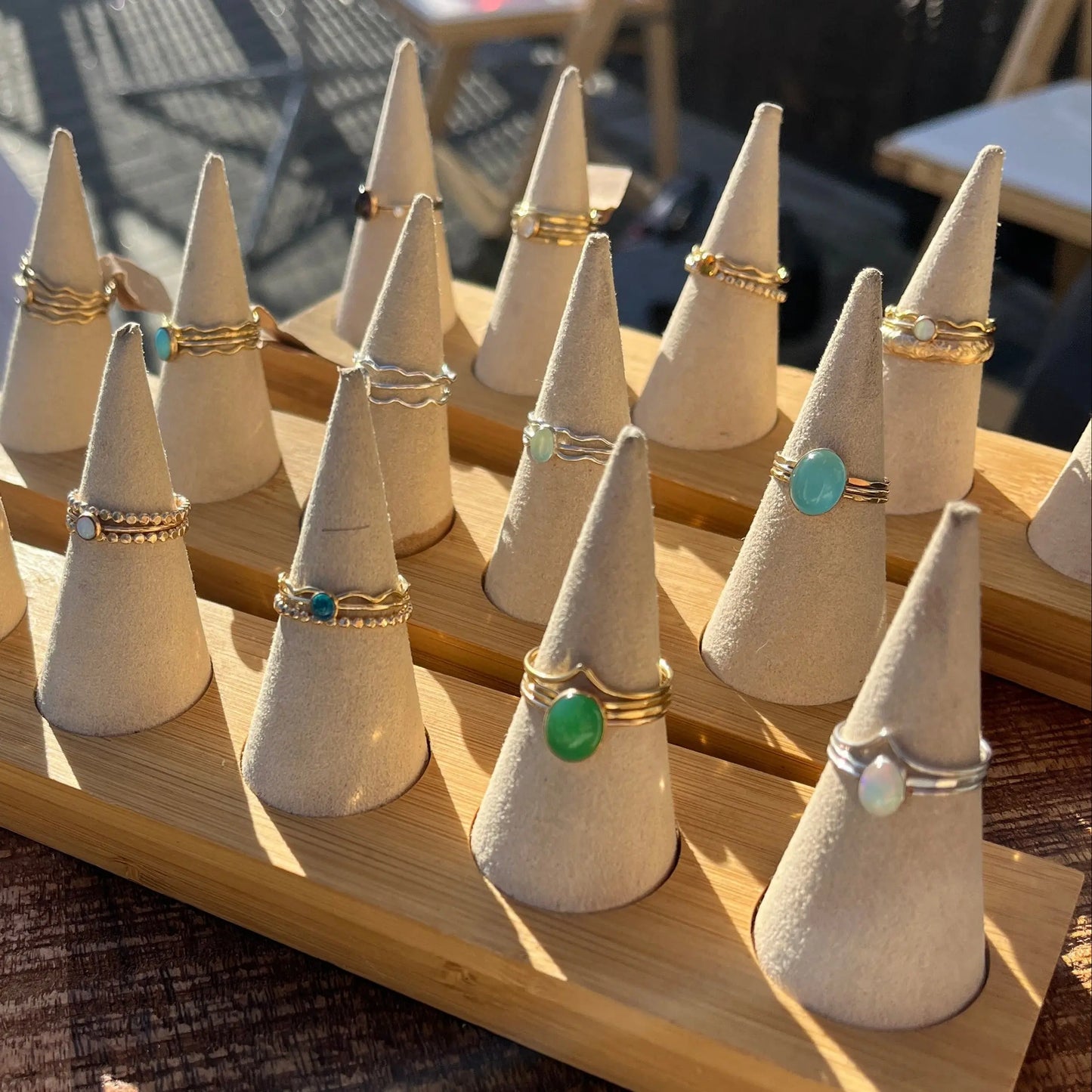 AQUA CHALCEDONY ALBA RING SIREN JEWELRY