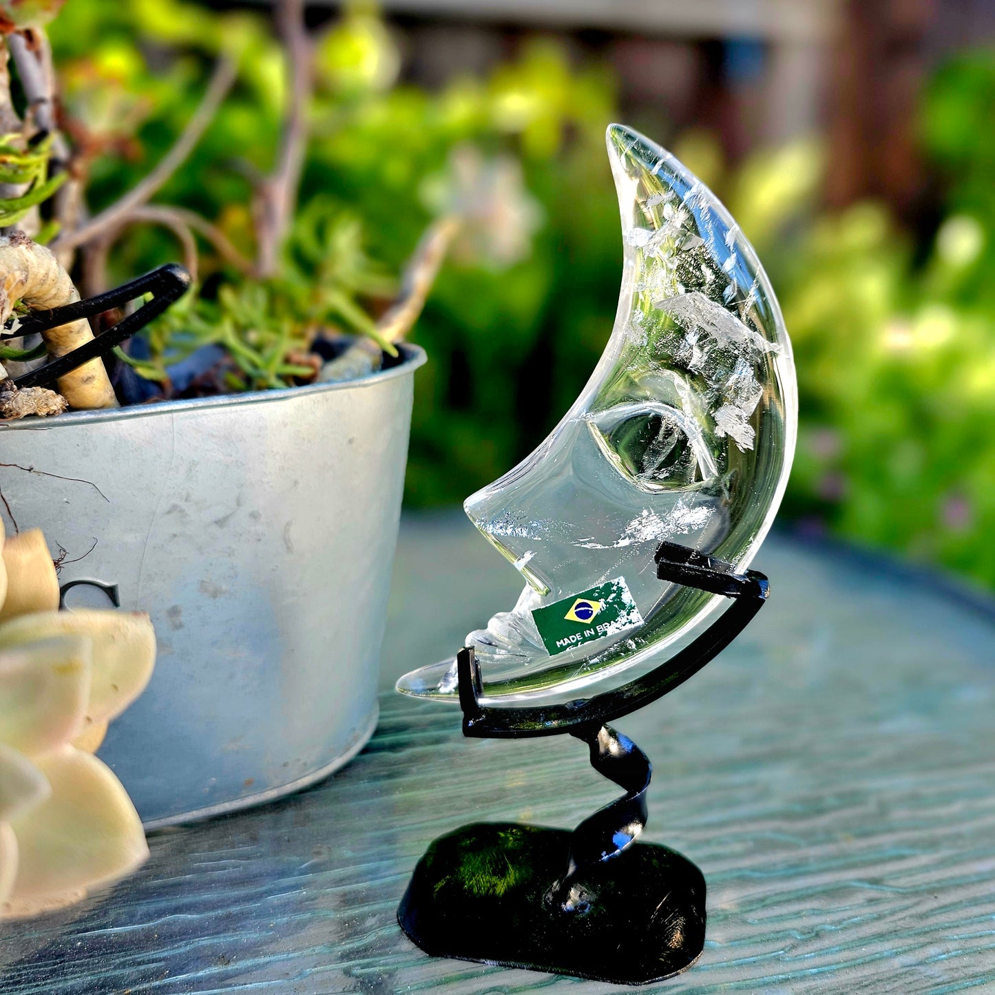 Quartz crystal moon
