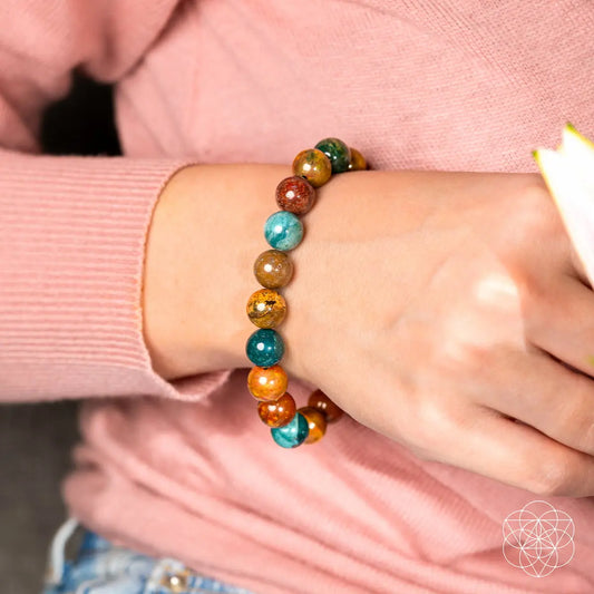 Quiet My Mind – Ocean Jasper Bracelet Conscious Items