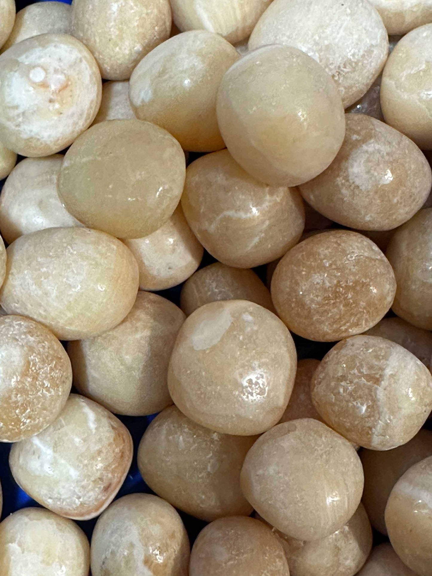 Orange Calcite Tumbled Pocket Stone