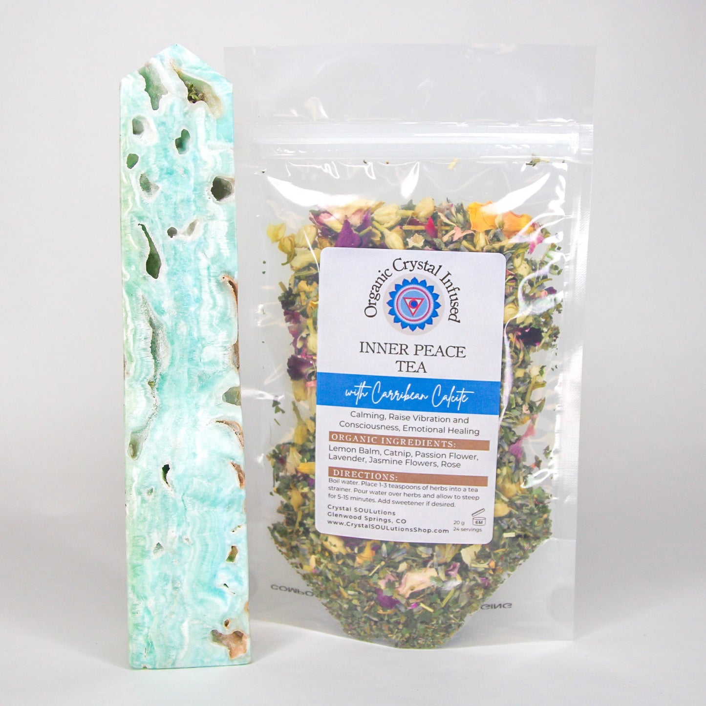 Inner Peace Tea - Organic Crystal Infused