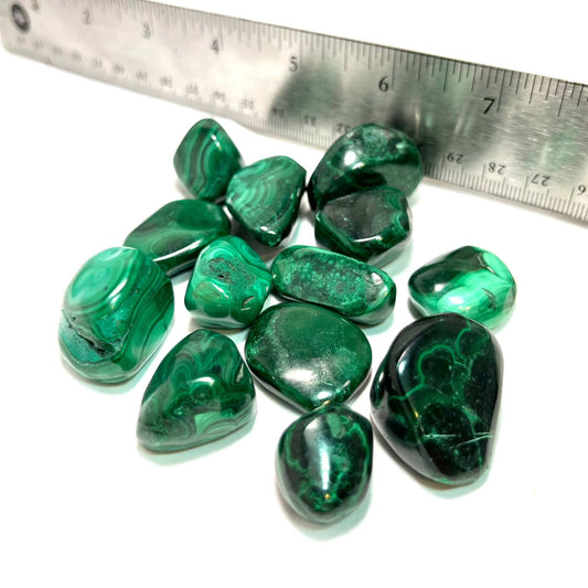Malachite Tumbled Pocket Stone