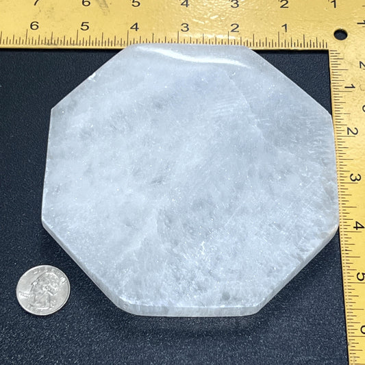 Large Selenite Crystal octagon plate