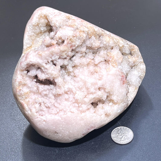 Large pink amethyst Druzy Crystal Cluster