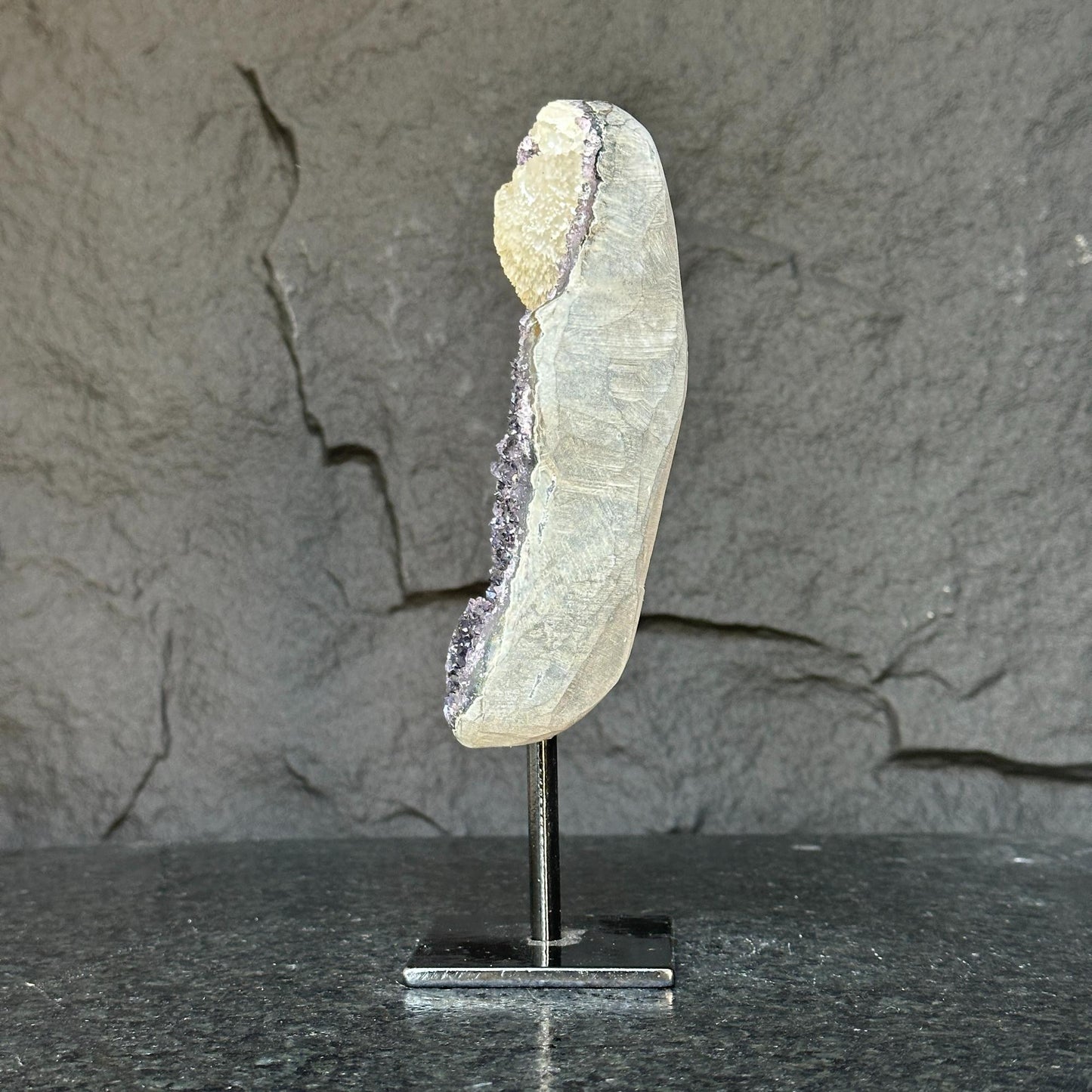 Natural amethyst geode galaxy crystal