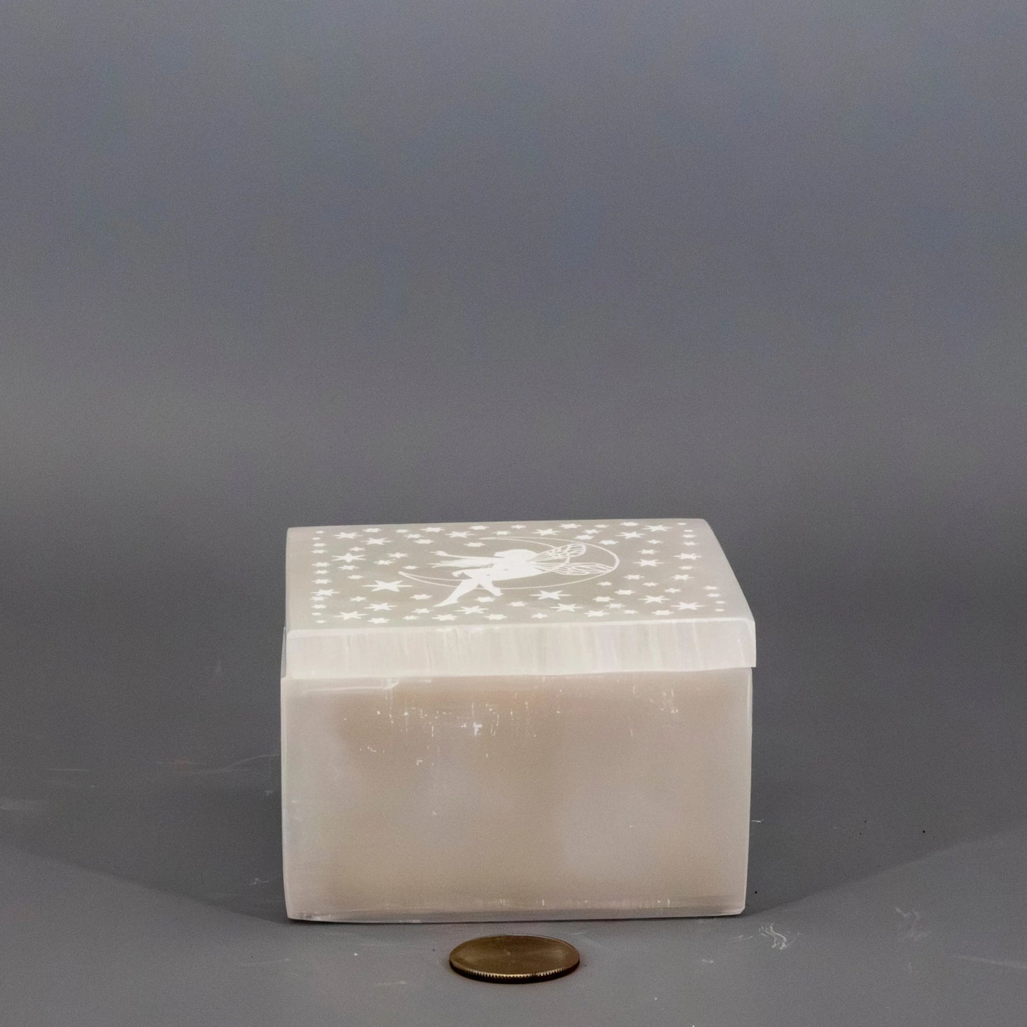 Selenite "Forest Fairy" Jewelry Box Crystal Destiny