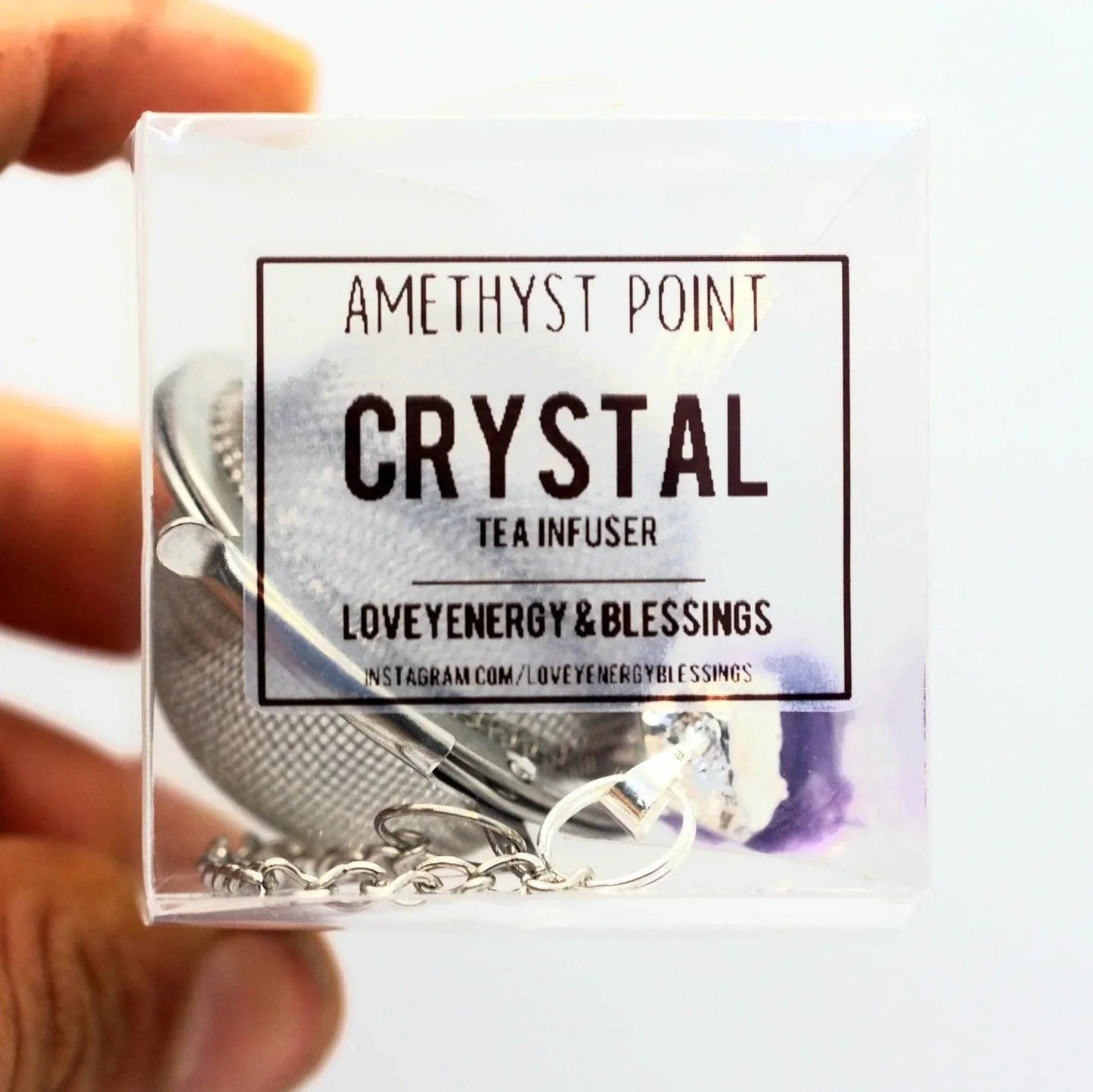 Amethyst Crystal Tea Infuser