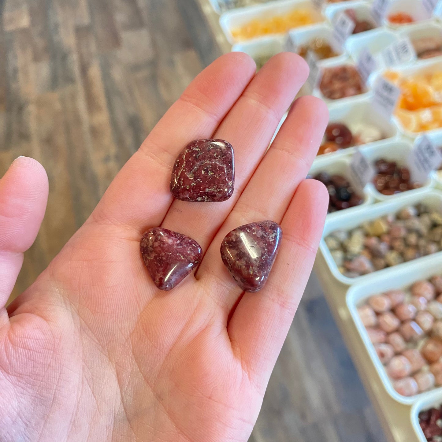 Wine Quartz (Endurance) Tumbled Pocket Stone