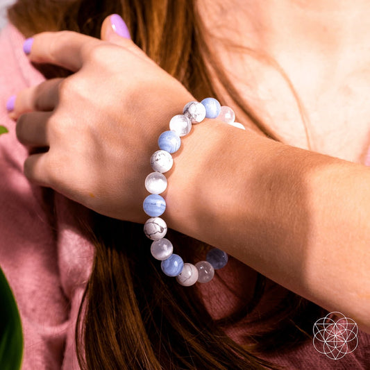 The Empath’s Trio - Blue Lace Agate, Howlite, Selenite