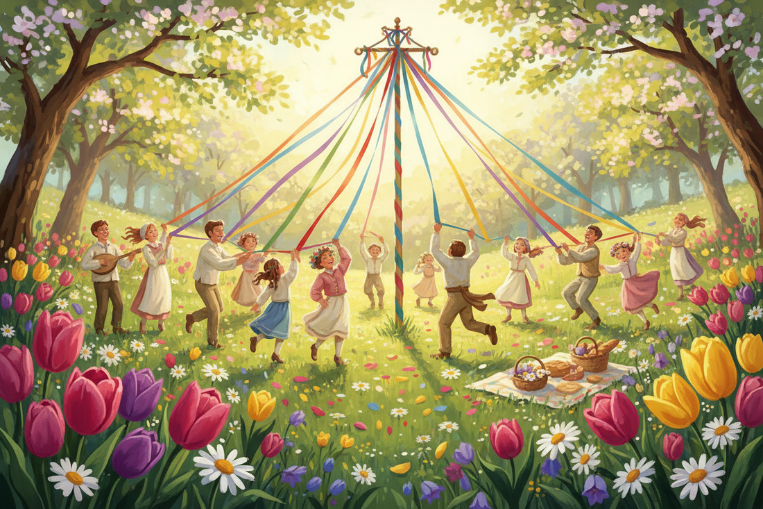 Fire, Flowers, and the Great Green Awakening: The Spiritual Heart of May Day - Ethereal Essentials