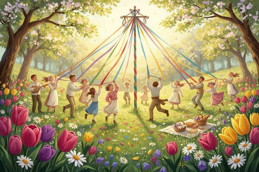 Fire, Flowers, and the Great Green Awakening: The Spiritual Heart of May Day - Ethereal Essentials