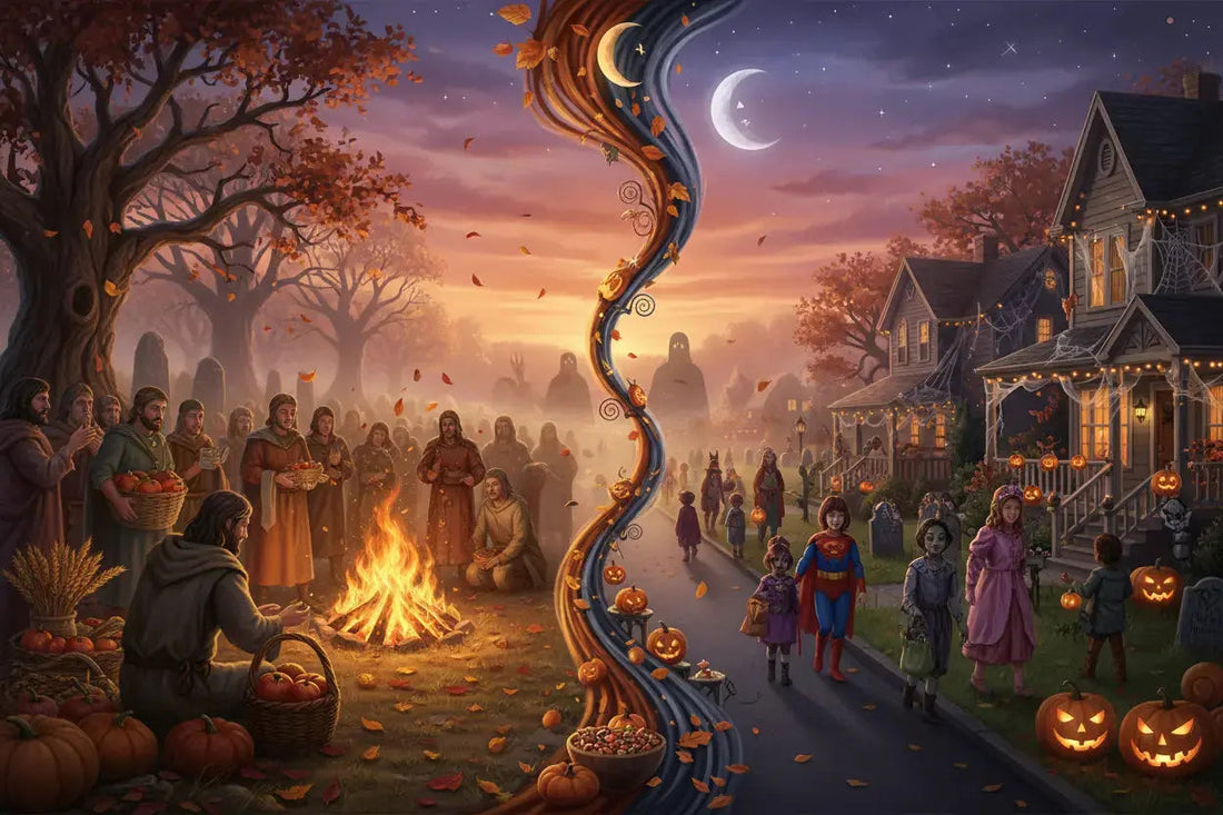 Shadows of the Veil: Unraveling Samhain and the Spirit of Halloween - Ethereal Essentials
