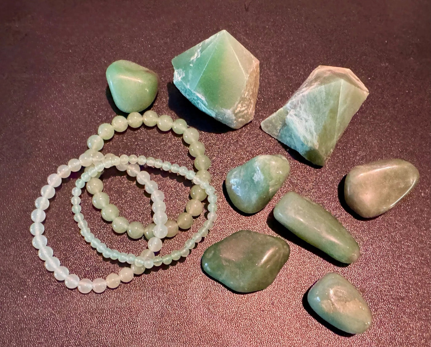Green Aventurine Crystal Collection - Ethereal Essentials