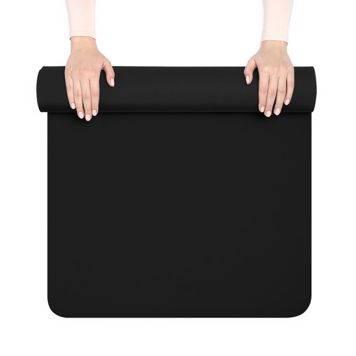 Rubber Yoga Mat - Go With Your Flow - Ahh GoGo Wellness