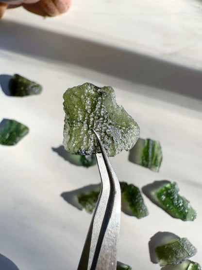 Chlum Moldavite #6 - AA