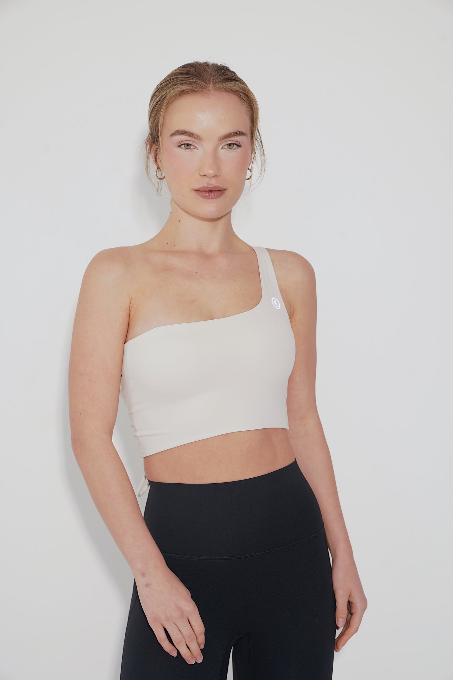 I Am Wise Tie up Bra in Ivory - Fitness, Yoga