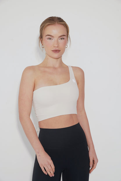 I Am Wise Tie up Bra in Ivory - Fitness, Yoga