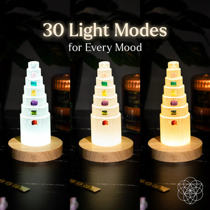 The Stress Shield Lamp - 7 Stones of Healing Conscious Items