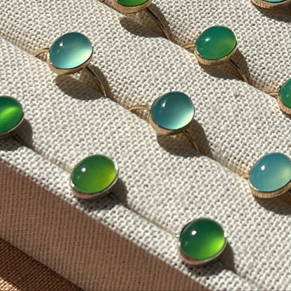 AQUA CHALCEDONY ALBA RING