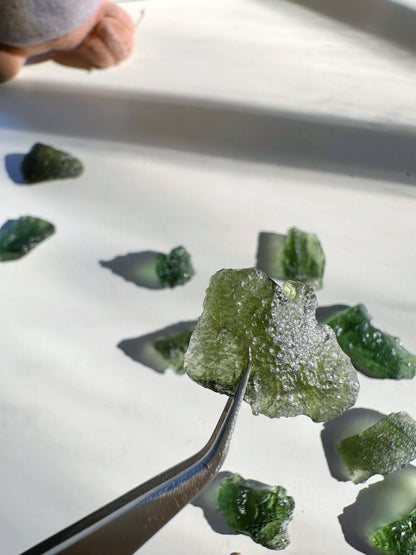 Chlum Moldavite #6 - AA