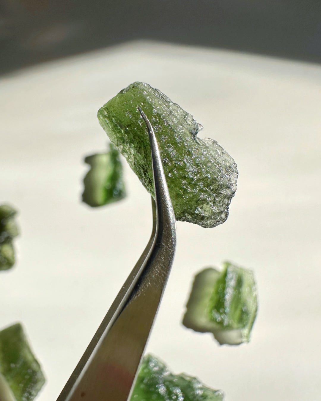 Chlum Moldavite #8 - AA
