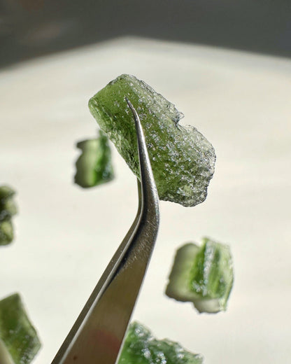 Chlum Moldavite #8 - AA
