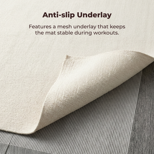 THE YOGI organic cotton yoga mat