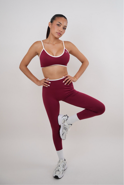 Passion is Power Red Legging - Fitness, Yoga