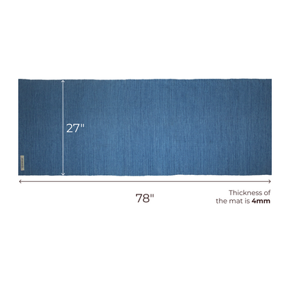 THE YOGI organic cotton yoga mat
