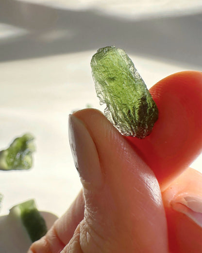 Chlum Moldavite #8 - AA