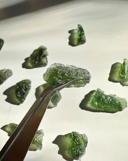 Chlum Moldavite #8 - AA