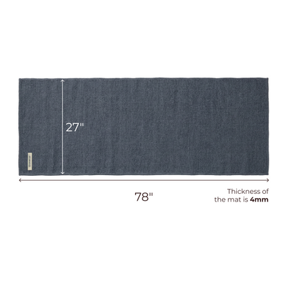 THE YOGI organic cotton yoga mat
