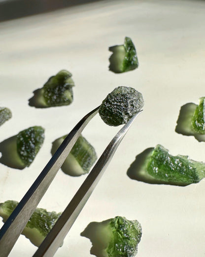 Chlum Moldavite #8 - AA