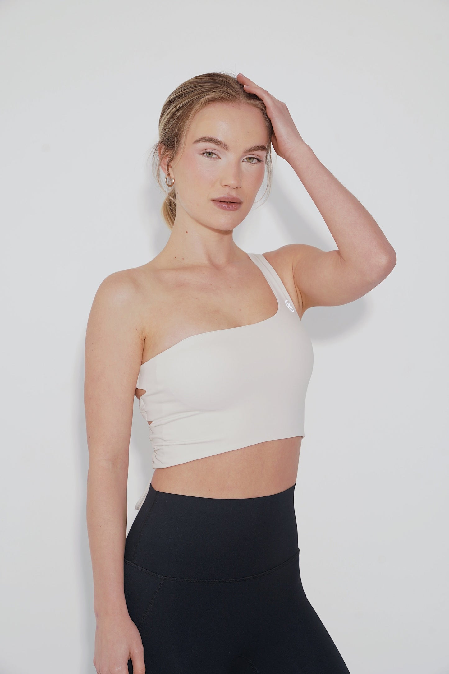 I Am Wise Tie up Bra in Ivory - Fitness, Yoga