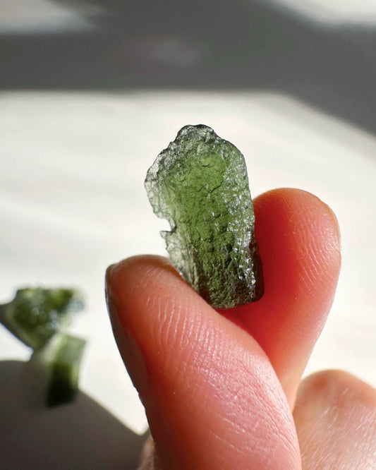 Chlum Moldavite #8 - AA