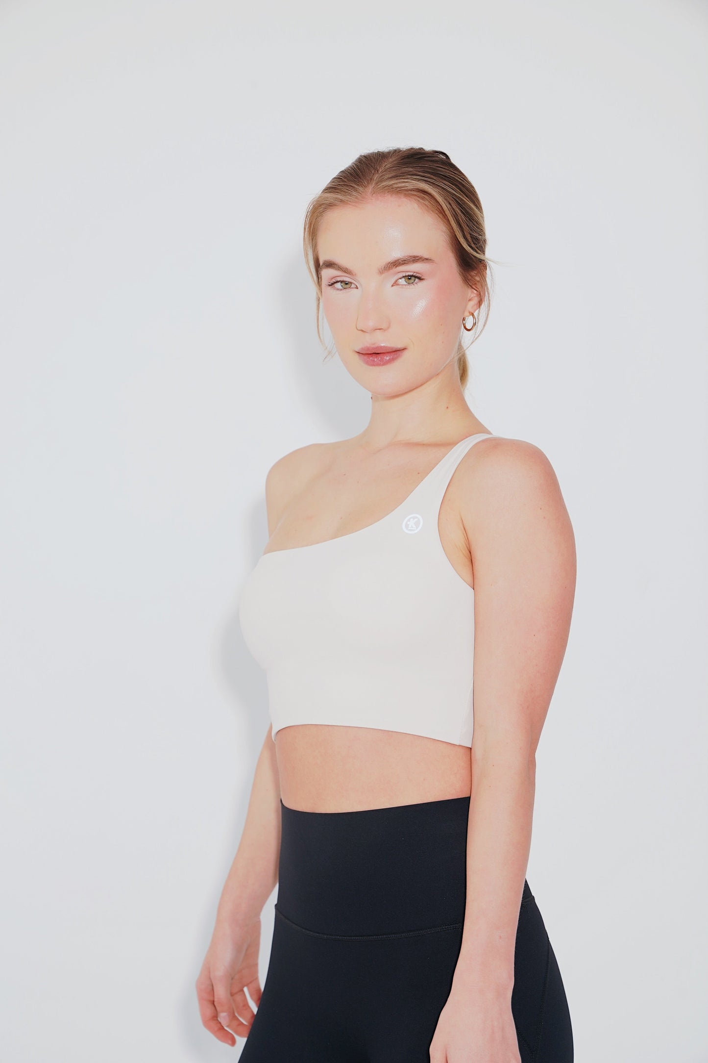 I Am Wise Tie up Bra in Ivory - Fitness, Yoga