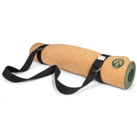 Black Sling and Mat Strap Yoloha Yoga