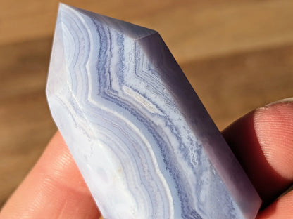 Blue Lace Agate Point
