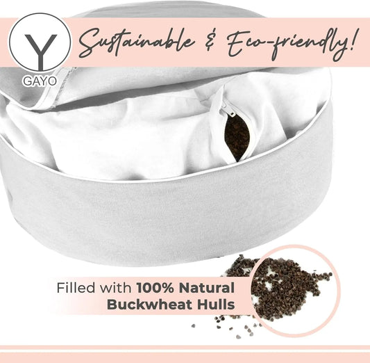 Premium Buckwheat Meditation and Yoga Cushion Gayo