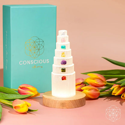 The Stress Shield Lamp - 7 Stones of Healing Conscious Items