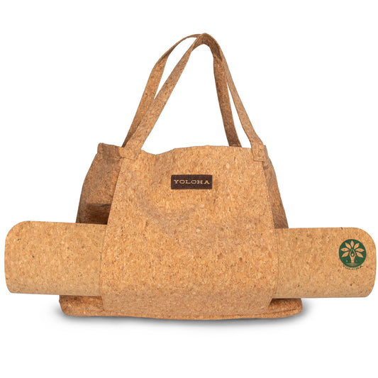 Cork Tote Bag - Yoga, Fitness
