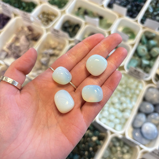 Opalite (Communication) Tumbled Pocket Stone