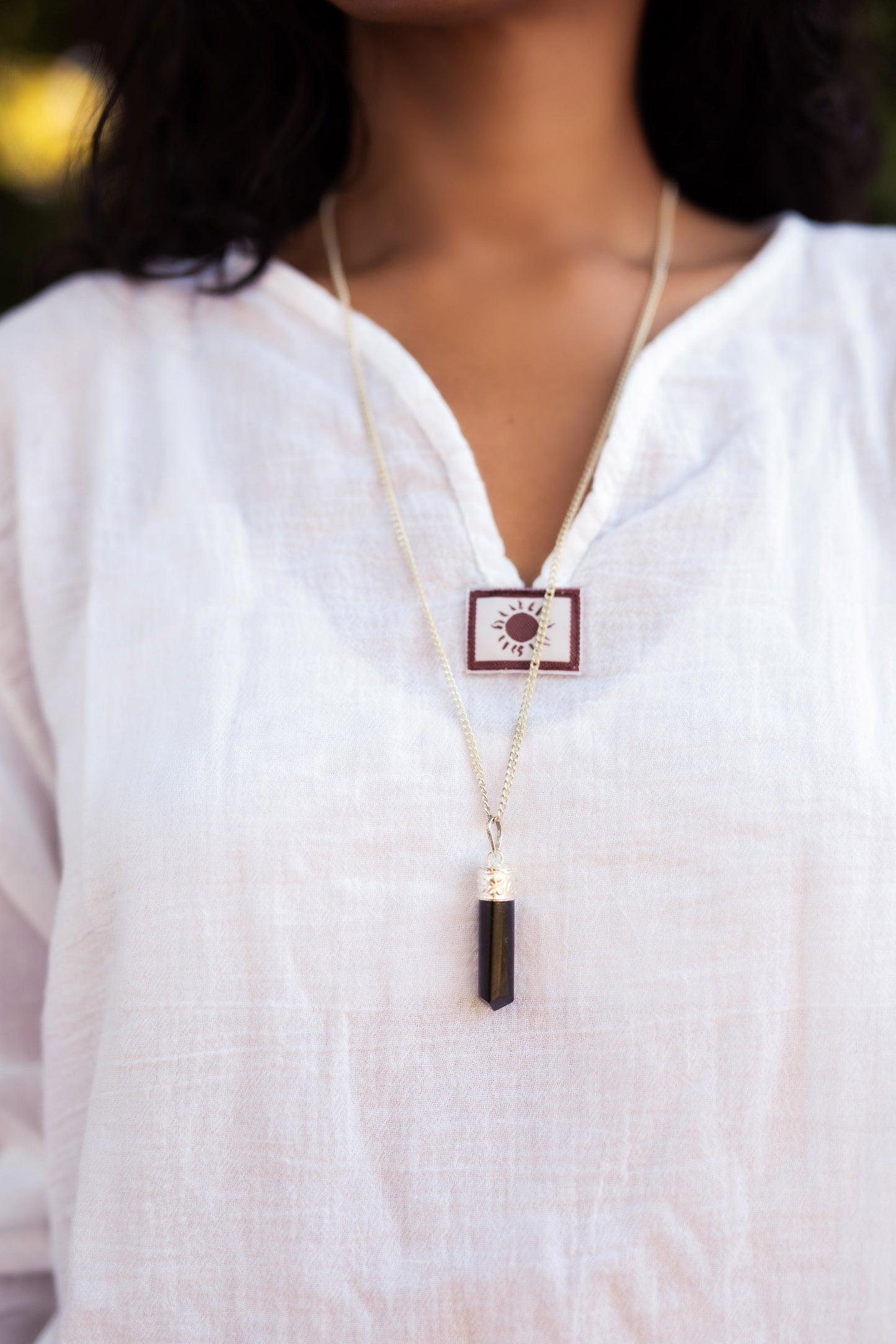 Black Tourmaline Protection Pendant