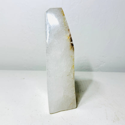 One-of-a-Kind Crystal Dream Quartz Semi-Polished Freeform with Glitter Inclusions – 3.4 lb