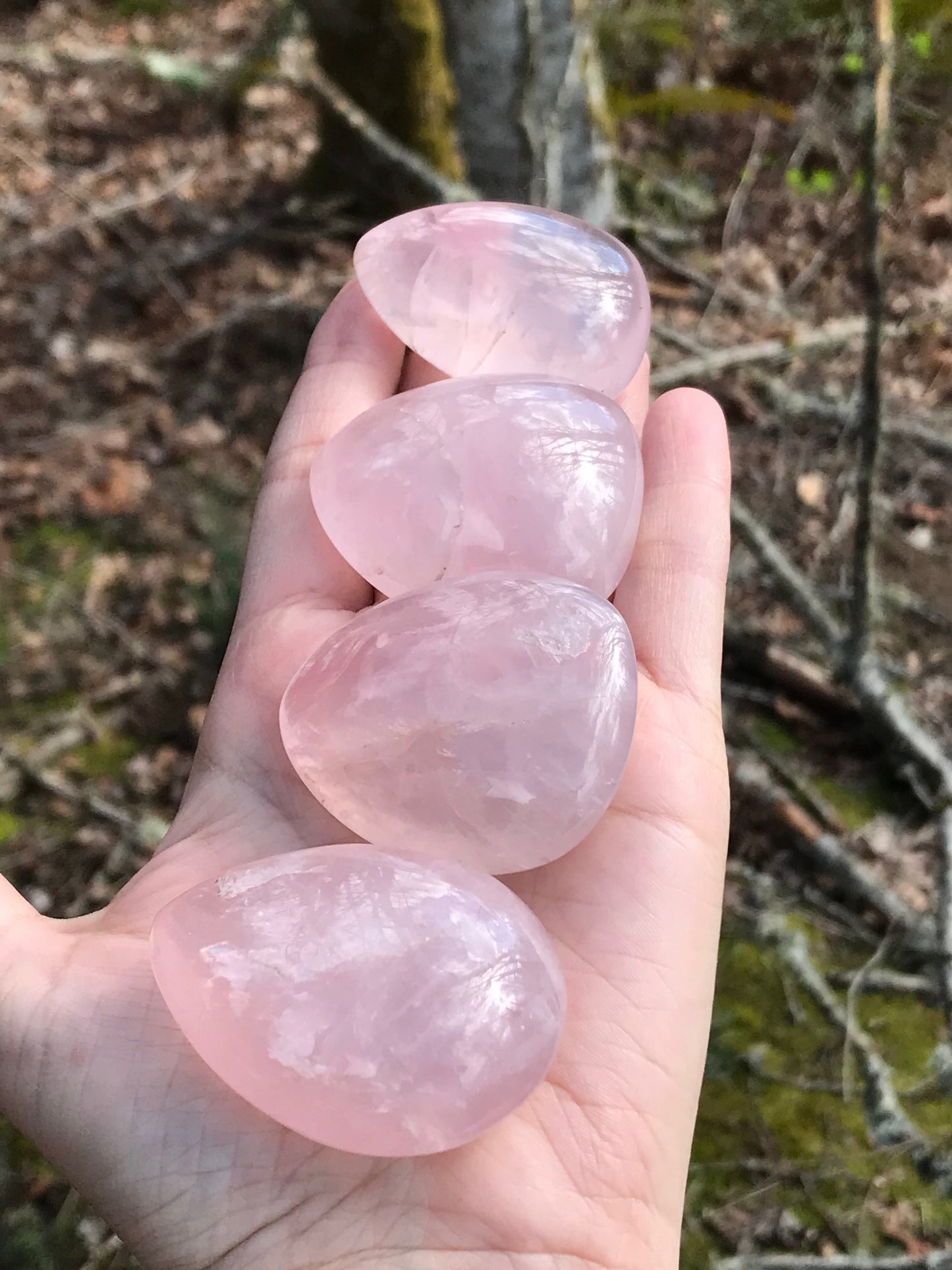 Rose Quartz Palm Drop for Love Expansion
