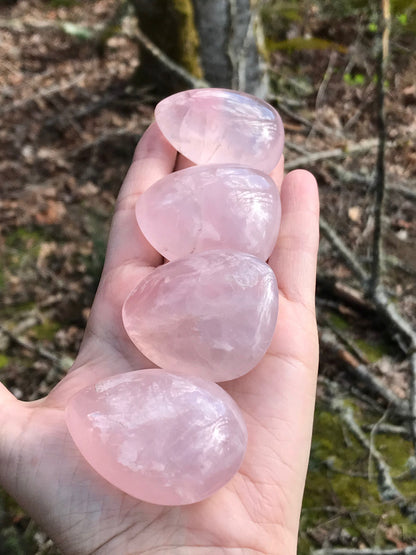 Rose Quartz Palm Drop for Love Expansion