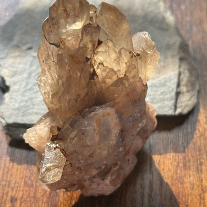 Natural Kundalini Citrine Summit Cluster 🌄✨