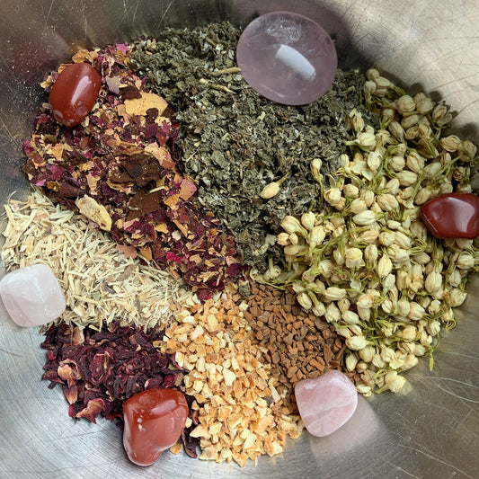 Sacred Body Temple Tea - Organic Crystal Infused