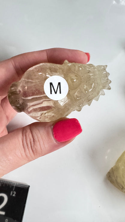Lucky Dragon Turtle Crystal to Align with Your Purpose, Medium