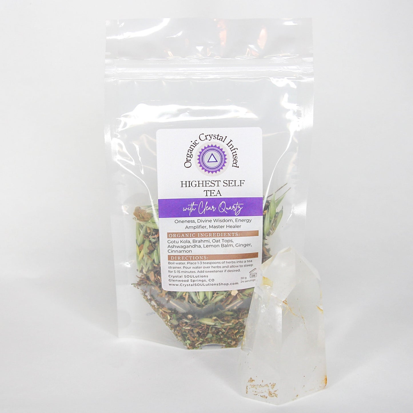 Highest Self Tea - Organic Crystal Infused